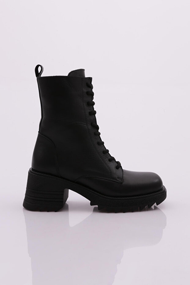 2219-771-22K Women's Boots Black Genuine Leather