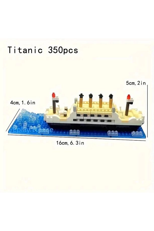 Titanic 3D BULDING BLOCKS 350 Parça 6+ YAŞ Puzzle Tekne Gemi Hediye - 3