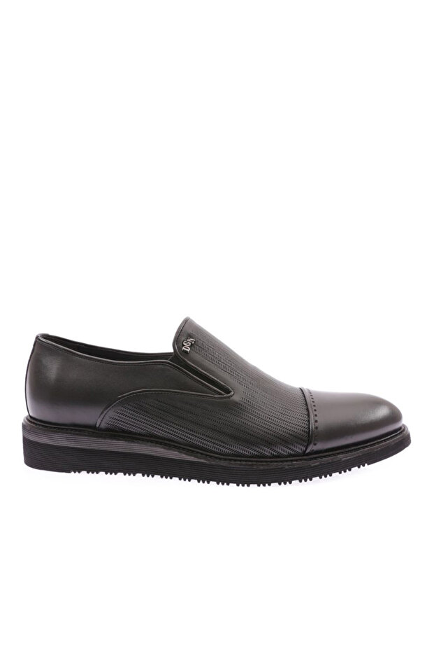 Men's Eva Sole Laser Classic Shoes Black Antique Genuine Leather 453426102