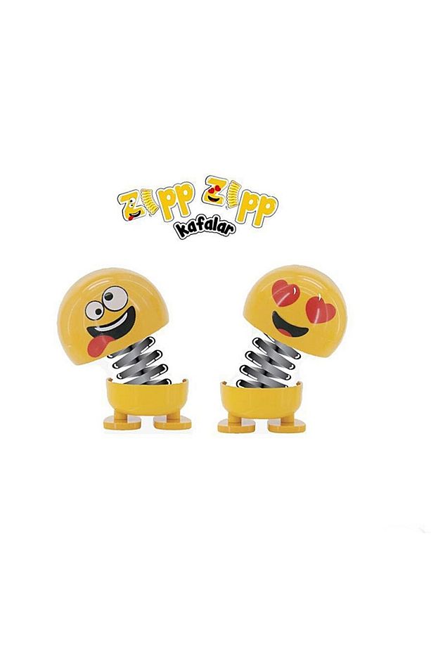 Zıp Zıp Kafalar Sevimli Kafa Sallayan Emojiler Çılgın Kafalar - 3