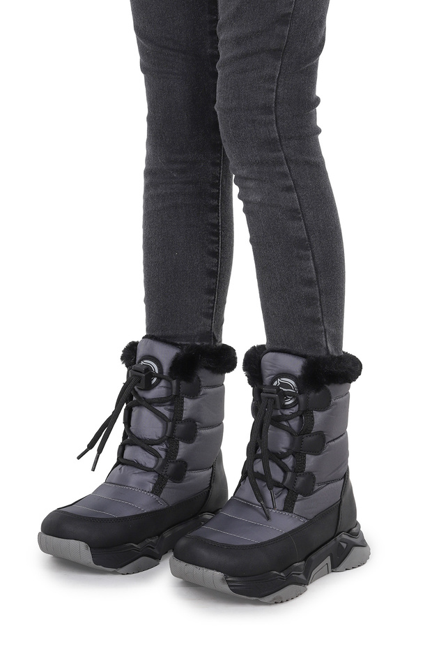 Alison Bağcıklı Erkek Çocuk Kar Botu - 2