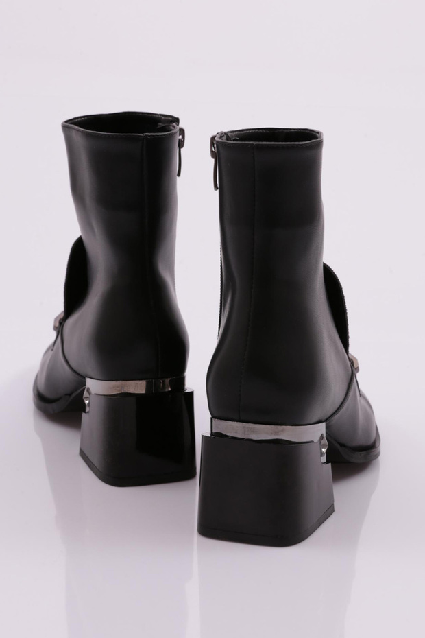 Kadın Topuklu Bot Siyah 421133488 - 3