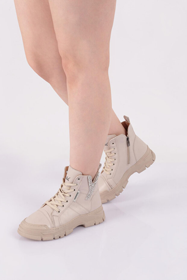 Kadın Bot Bej 189253 - 5