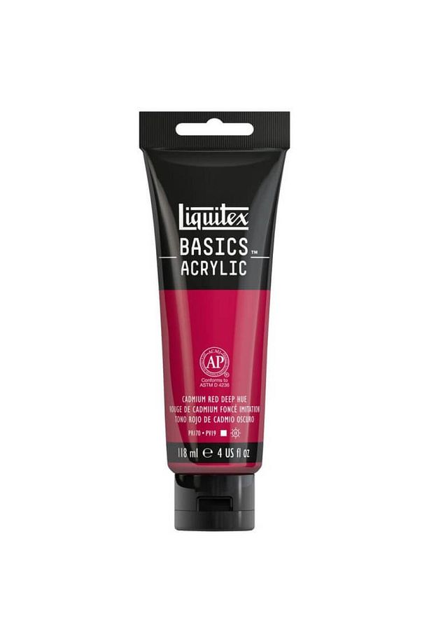 Basics Acrylic 118ml Akrilik Boya Cadmium Red Deep Hue 311 - 1