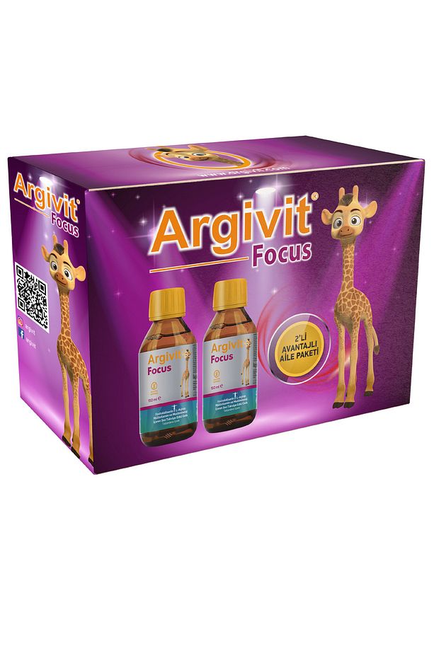 Focus Avantajlı Aile Paketi (2 X 150 ML) - Fosfatidilserin, L-arjinin Şurup 150 ml - 3