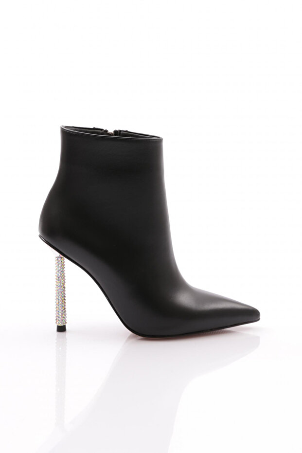 Kadın Topuklu Bot Siyah - 1