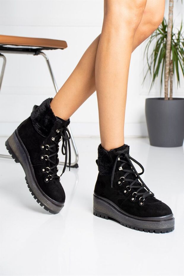 Kadın Süet Bot 77121 - 1