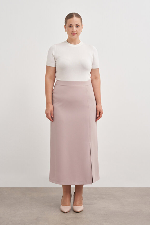 Düz Dar Etek - 1