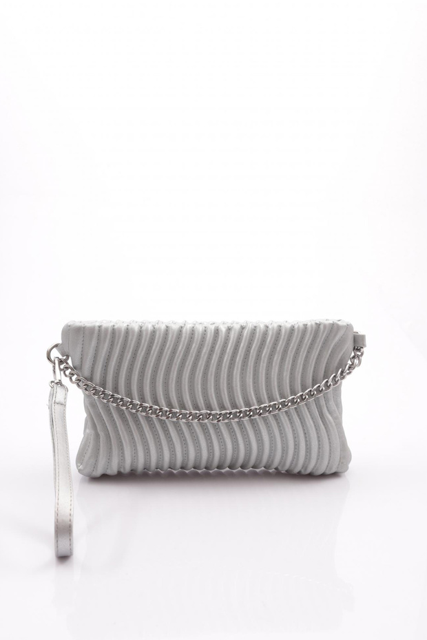 1005 Model Women's Chain Detailed Shoulder and Shoulder Bag