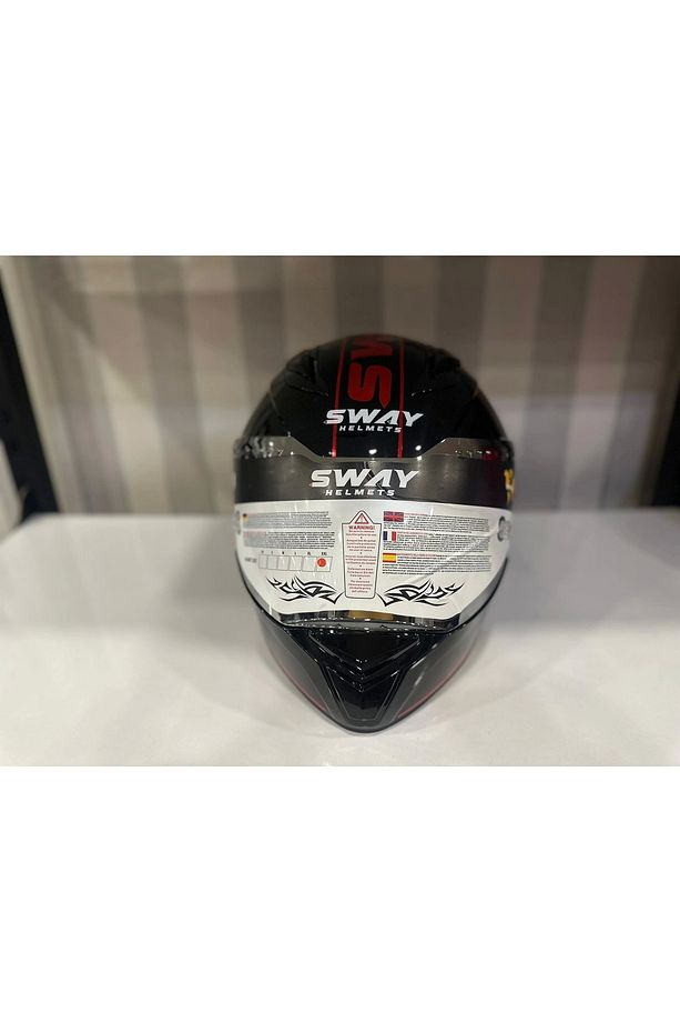 KASK SWAY SW 850 BLACK/RED FULL FACE - 2