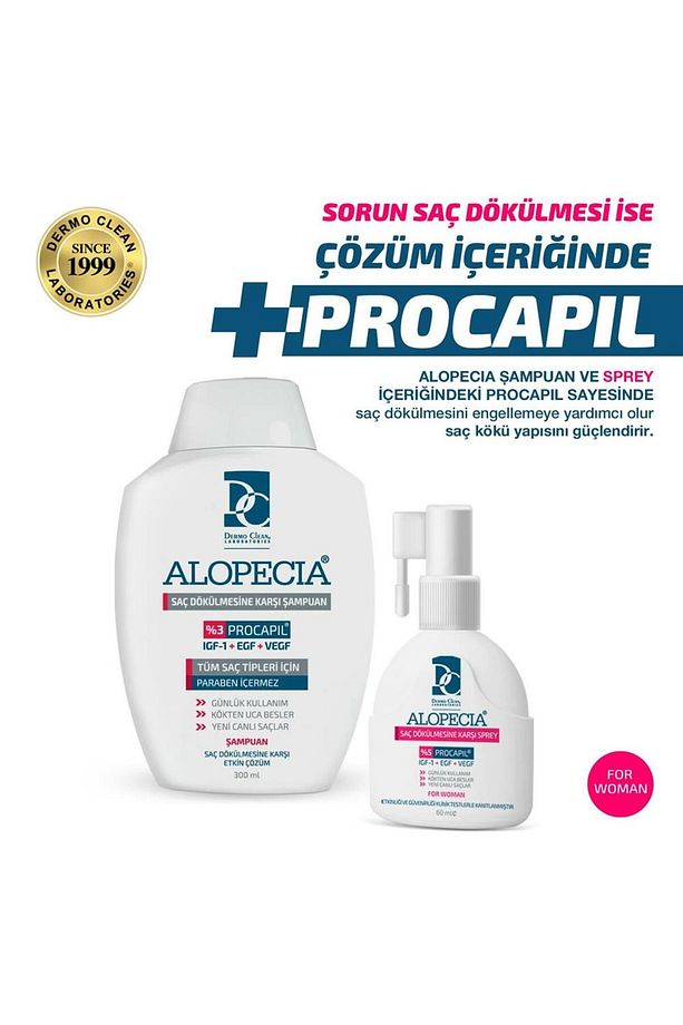 Kadın Procapil Ve Igf Içerikli Serum Ve Şampuan - 3