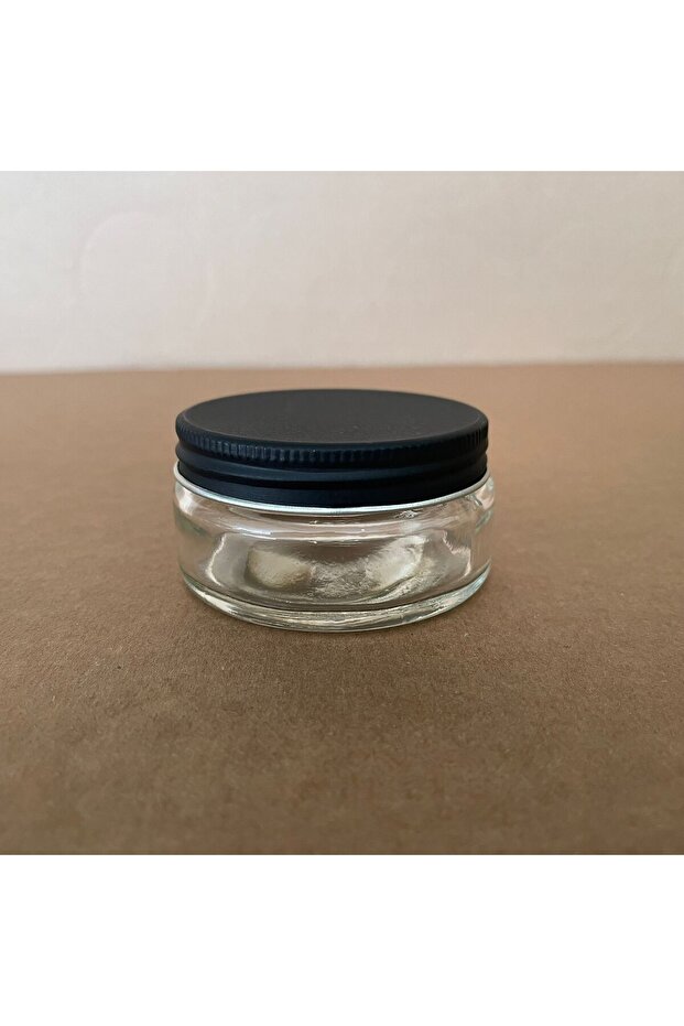 3 Pcs 50 Cc Glass Cream Jar - Metal Lid - 50 ml Glass Cream Jar