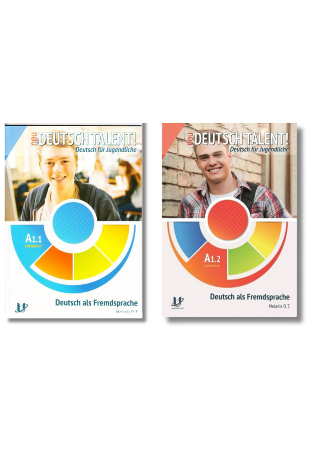 الألمانية Talent A1.1 Arbeitsbuch / Talent A1.2 Kursbuch (2 كتاب)