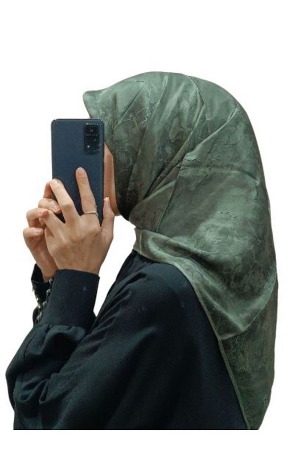 İpek Krep Saten Eşarp 8925701 - 1