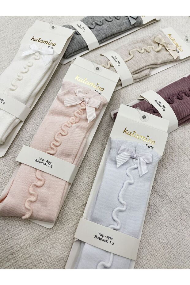 Čarape za devojčice do kolena - 2