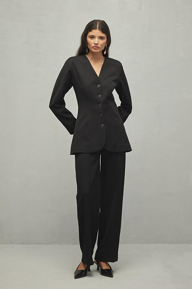 Pensli Ceket Siyah - 6