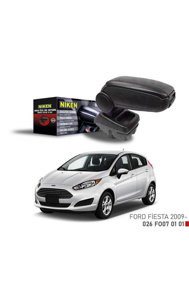 Car Special Armrest Black Ford Fiesta 09 401118