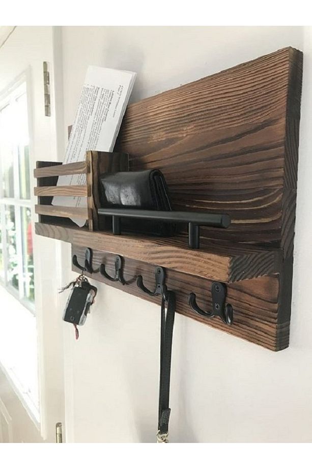 Anahtar Askısı, Duvar Askılı Anahtarlık, Anahtar Askısı, Ahşap Anahtarlık Askılığı, Kapı Süsü - 1