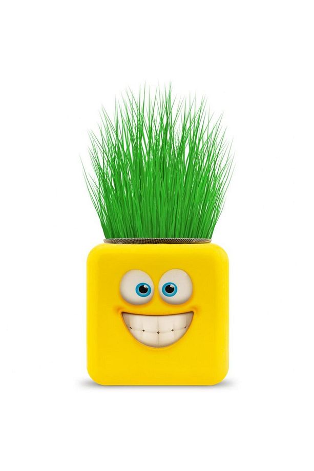Sarı Emoji Çim Adam - 6