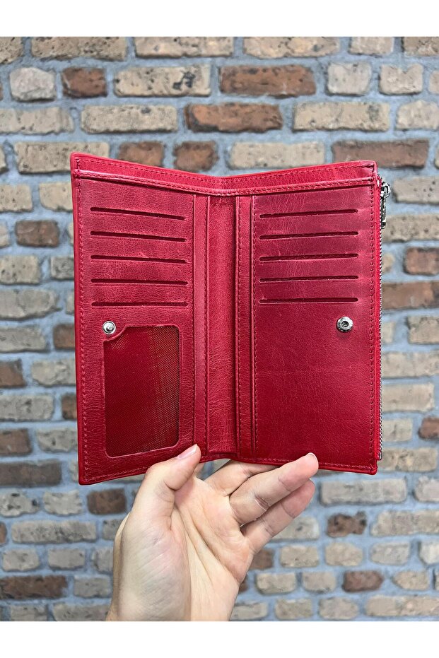 Crazy Deri Trend Cüzdan - 1