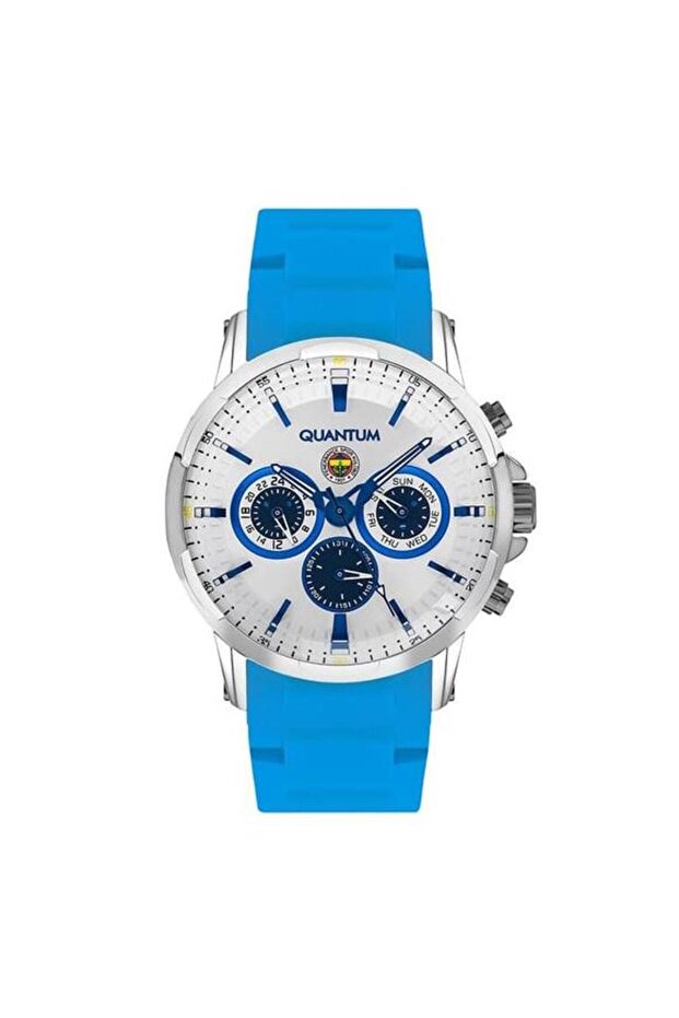 F876.332 Fenerbahçe Fan Wristwatch | Licensed Men's Watch with Blue Silicone Strap