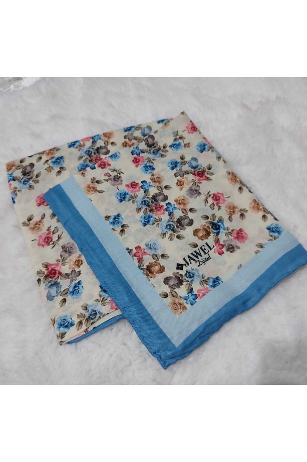 Çiçekli Soft Eşarp - 1
