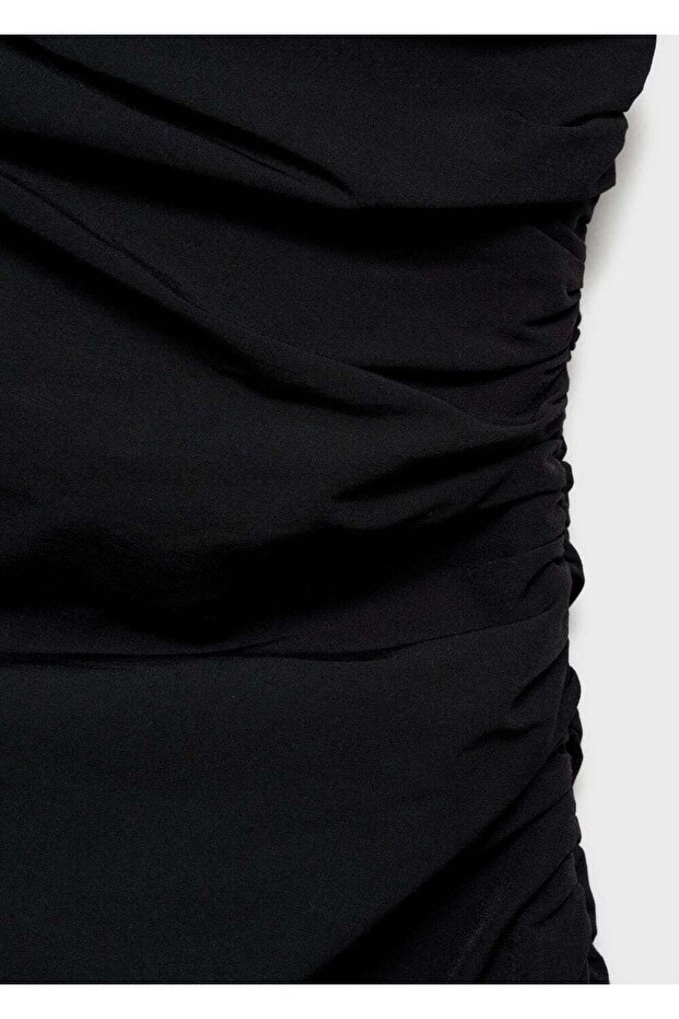 Siyah Elbise 77097689 - 5