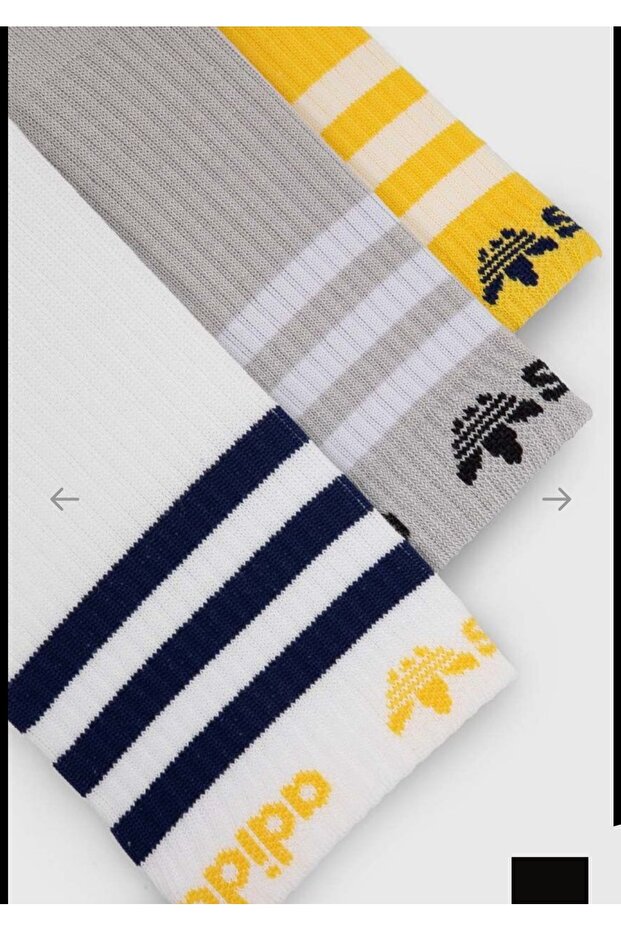 Bilekli Çorap - 3 Çift - Gri | - 3