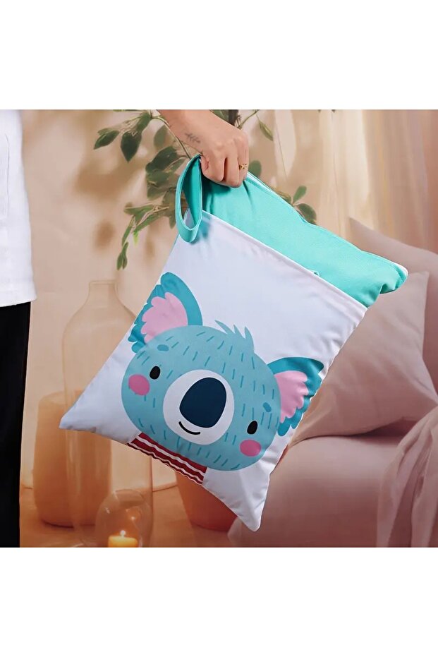 Double Compartment Baby Diaper/Clothes/Laundry/Cosmetic Waterproof Storage Bag-School-Nursery-Pool-Travel