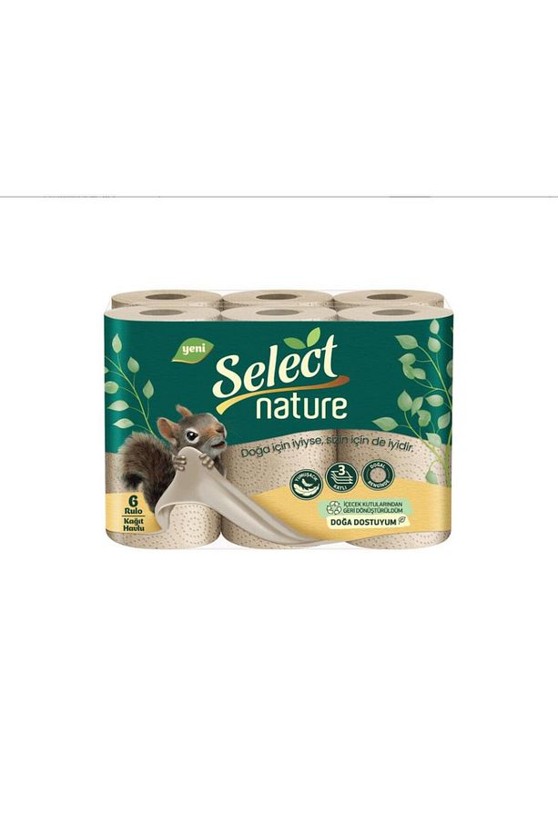 Nature Kağıt Havlu 6'lı (4'LÜ) - 1