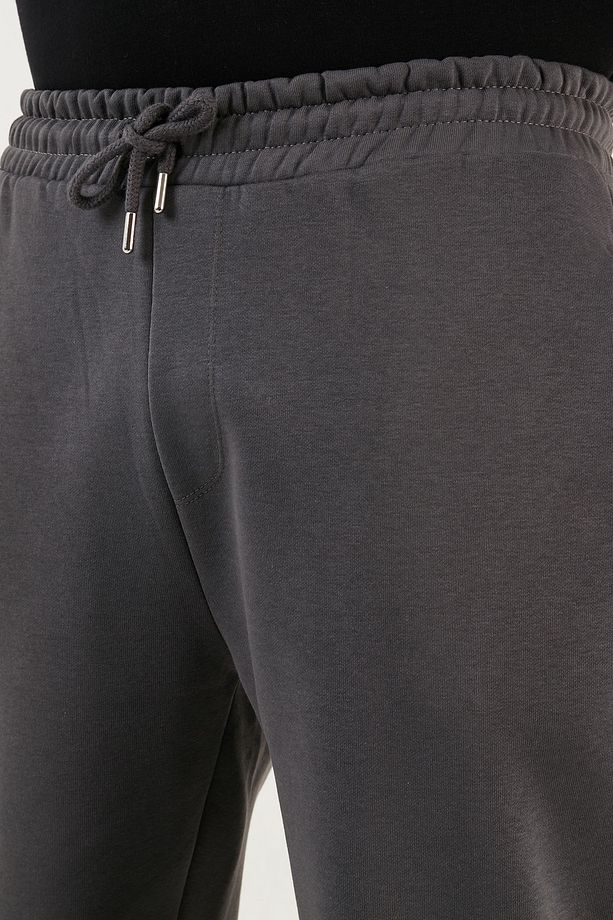 Pamuklu Regular Fit Normal Bel Lastikli Paça Cepli Eşofman Altı Erkek EŞOFMAN ALTI 59080153W - 6