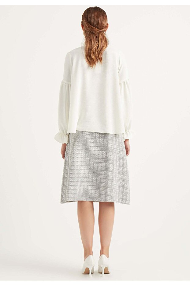 Midi Tüvit Etek - 3