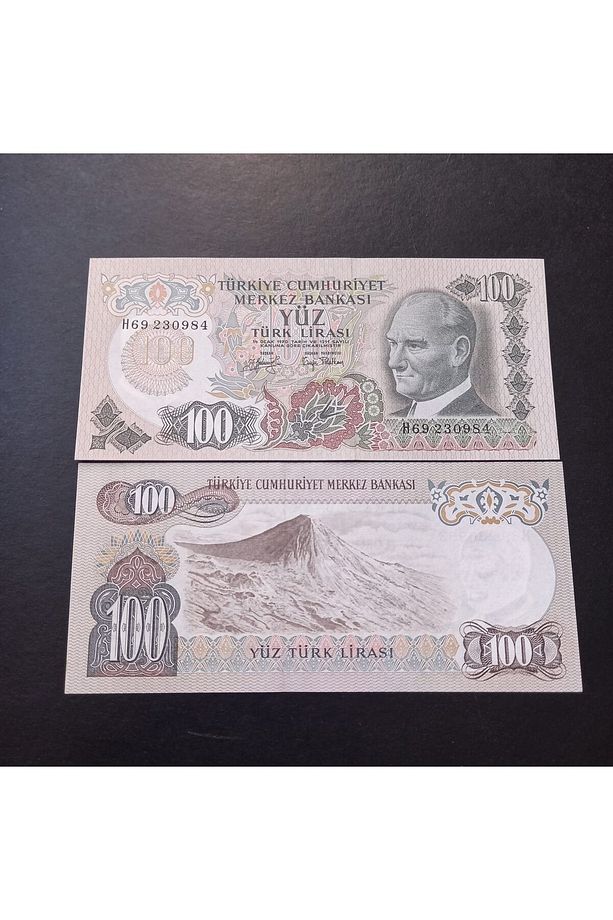 3996367e22506b2701 H69 6Emisyon 100Türk Lirasi H69 serisi ÇİL eski kağıt para - 1