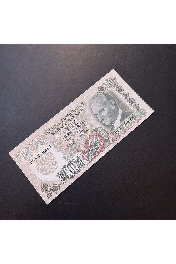 3996367e22506b2701 H69 6Emisyon 100Türk Lirasi H69 serisi ÇİL eski kağıt para - 2