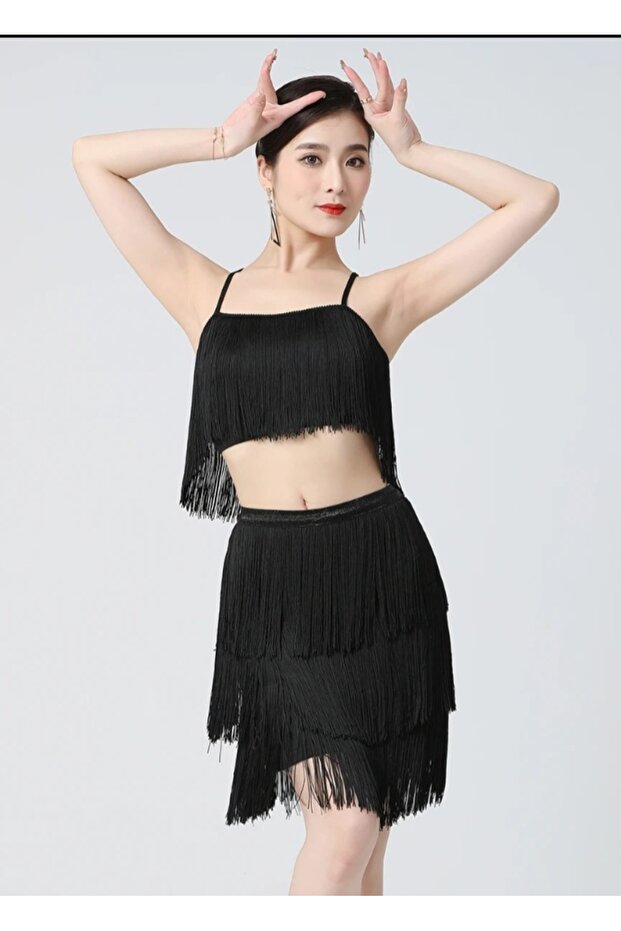 Püsküllü dansöz etek - 3