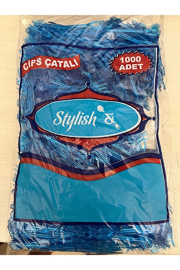 1000 Colorful Chips Forks
