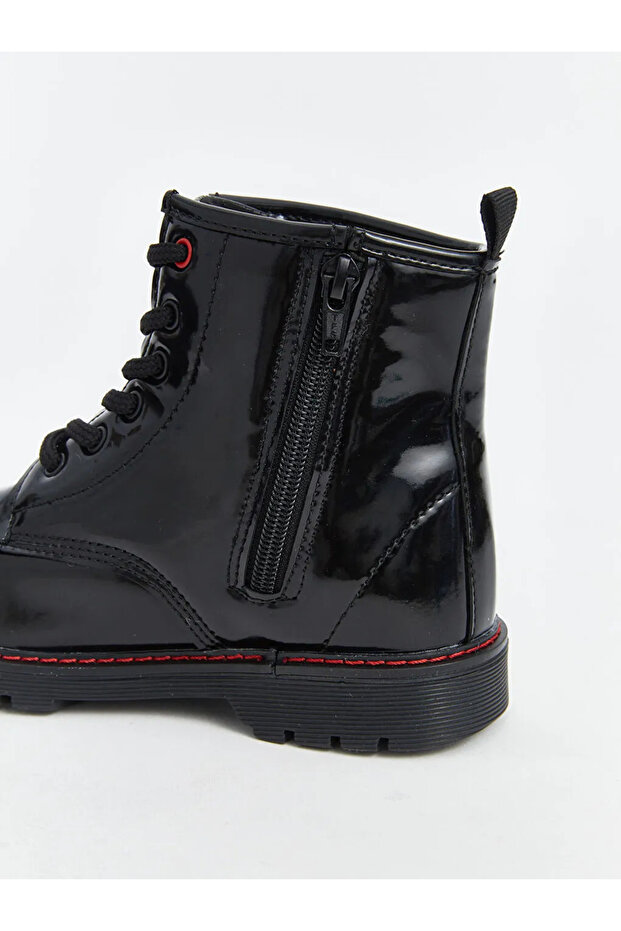 LCW Siyah Fermuarlı Minnie Mouse Baskılı Kız Çocuk Bot - 4