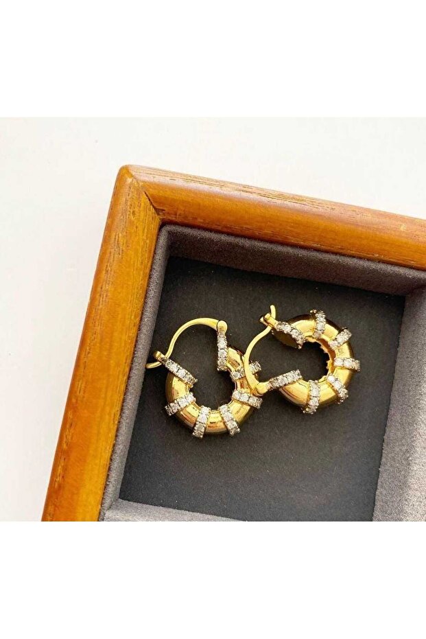 Çelik boru halka küpe - 2