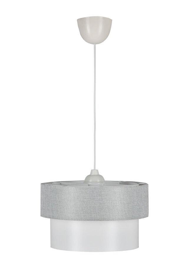 Melon Pasta Gri Beyaz Avize - 4