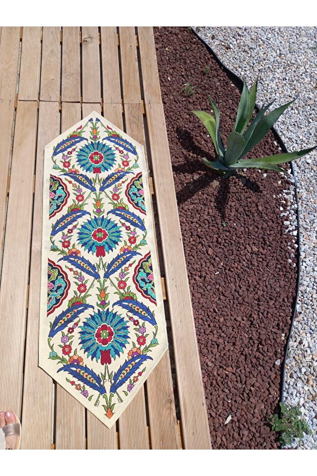 Dokuma Kumaş Goblen Runner - 4