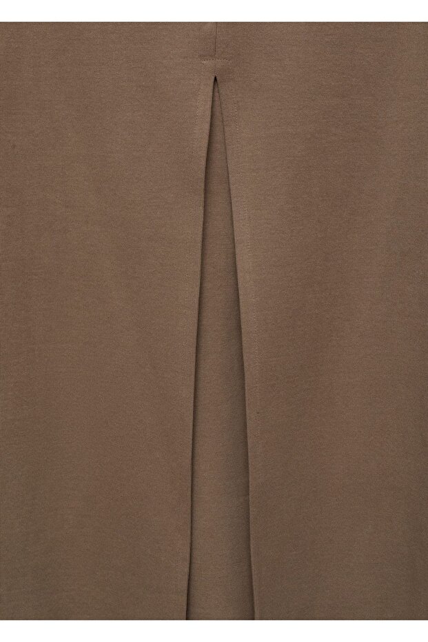 Yırtmaçlı Asimetrik Elbise - 5