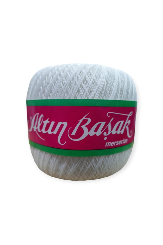 Lace Thread Altinbashak Economical Size 70 White Color Lace Thread 100Gr