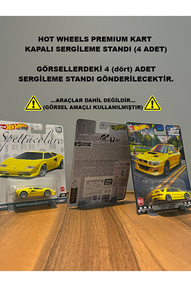 Premium Card Closed Display Stand (4 Pcs)