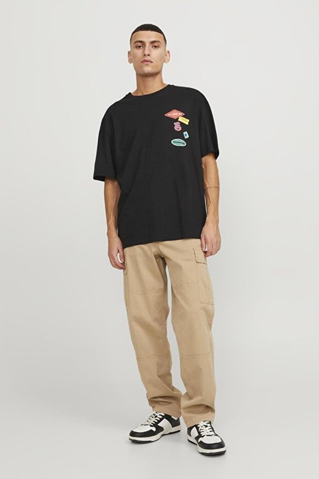 Jordecal Tee Ss طاقم الرقبة Tg Ln