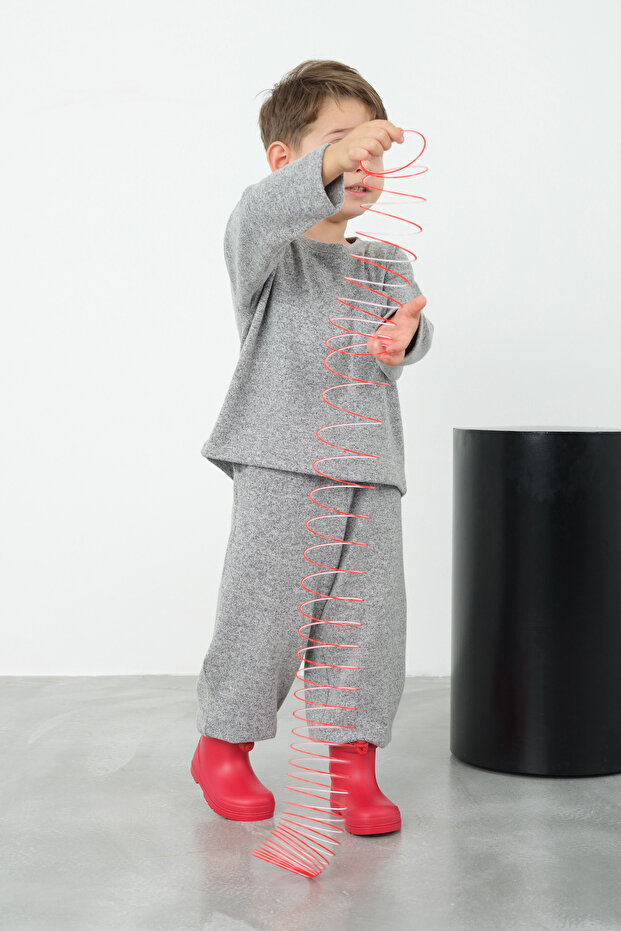 Basic Örme Takım Gri - 1