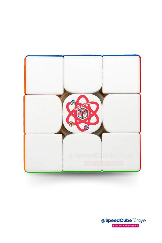 Atom 3x3 Profesyonel Manyetik Mıknatıslı Rubik Küp Akıl Küpü Zeka Küpü Speedcube Canlı Renkler - 7