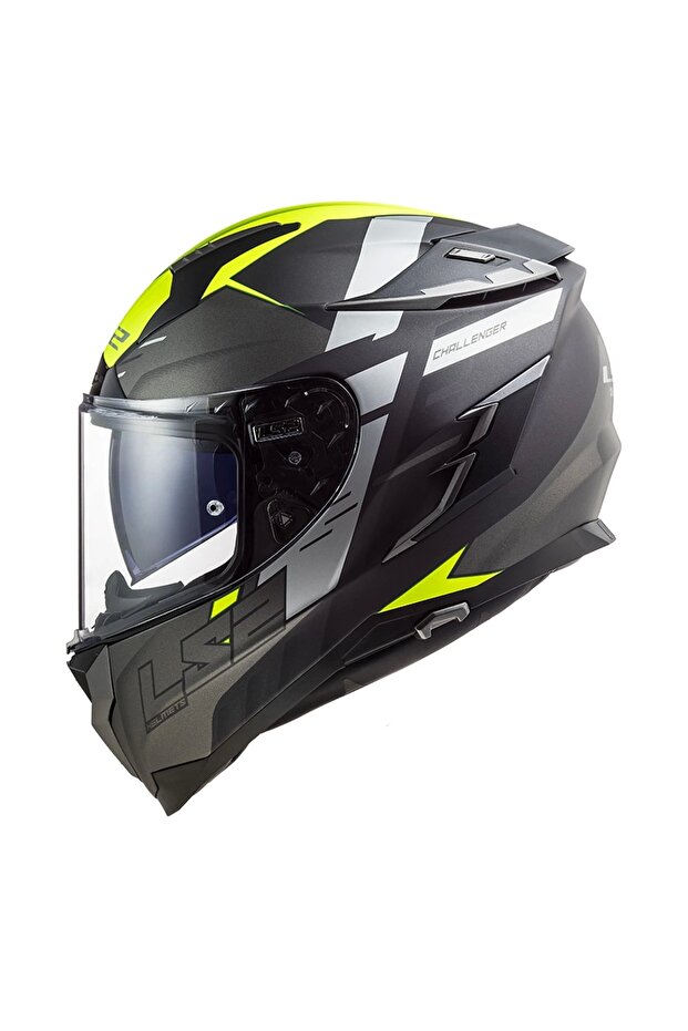 CHALLENGER ALLERT MAT TITANIUM-NEON SARI KASK - 2