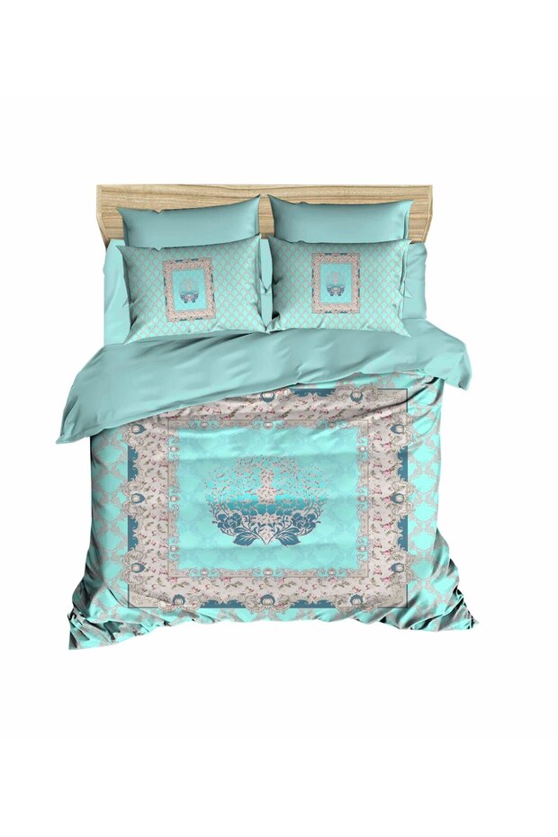 Pattern Square 3D Digital Double Bedding Set