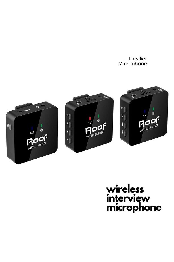 WIRELESS GO 2 INTERVIEW MİKROFON Çift kişilik Kablosuz Yaka Mikrofonu - 1