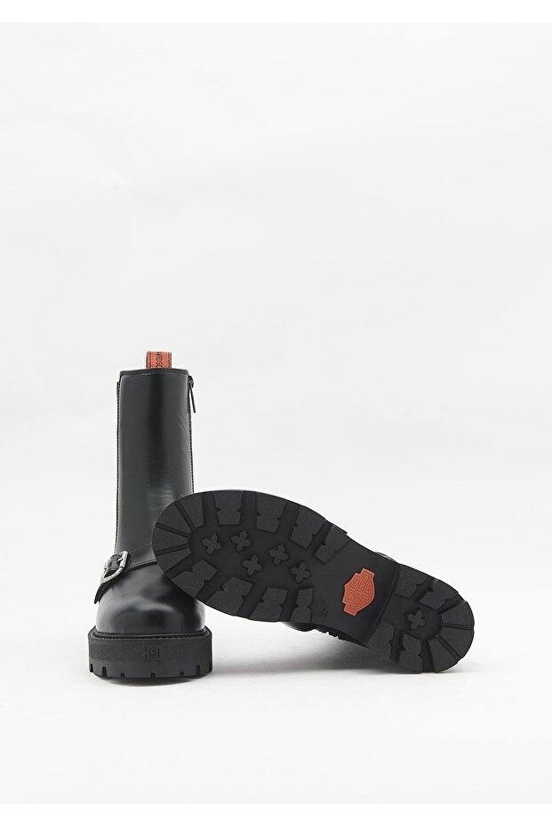 Caroline Kadın Siyah Deri Bot - 5